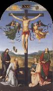 Raphaelle Peale The Crucified Christ with the Virgin Mary,Saints and Angels oil painting